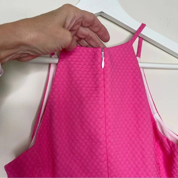 LILLY PULITZER ANNABELLE TOP IN HOTTY PINK - Picture 6 of 11
